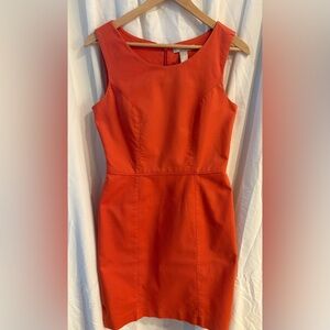 Banana Republic Orange Shift Dress Size 4